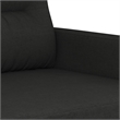 Vidaxl Single Sofa Chair in Black Fabric