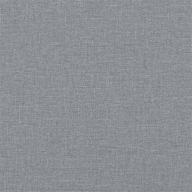 Vidaxl Metal 2-Seater Sofa in Light Grey Polyester Fabric