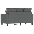 Vidaxl 2-Seater Sofa in Dark Grey Fabric
