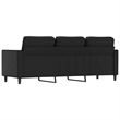 Vidaxl 3-Seater Sofa in Black