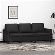 Vidaxl 3-Seater Sofa in Black