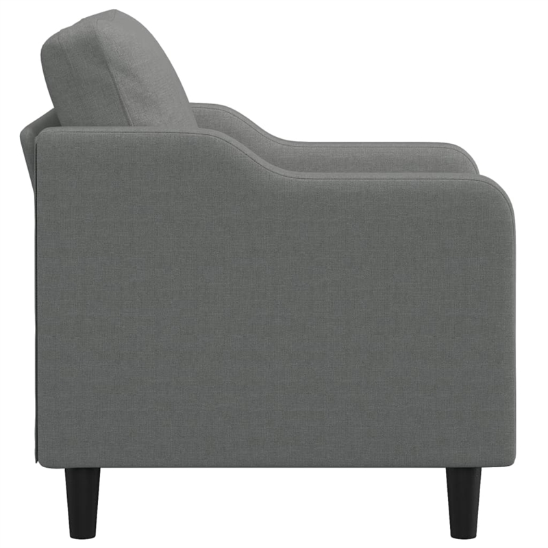 Vidaxl Single Sofa Chair in Dark Grey Fabric