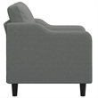 Vidaxl Single Sofa Chair in Dark Grey Fabric