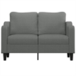 Vidaxl 2-Seater Sofa in Dark Gray