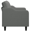 Vidaxl 2-Seater Sofa in Dark Gray