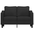Vidaxl 2-Seater Sofa in Black Fabric