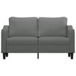 Vidaxl 2-Seater Sofa in Dark Gray