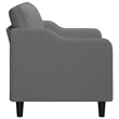 Vidaxl 2-Seater Sofa in Dark Gray