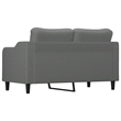 Vidaxl 2-Seater Sofa in Dark Gray