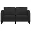 Vidaxl 2-Seater Sofa in Black Fabric