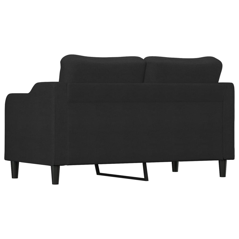Vidaxl 2-Seater Sofa in Black Fabric