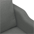Vidaxl 3-Seater Metal Frame Sofa in Dark Grey