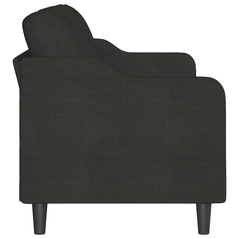Vidaxl 3-Seater Sofa in Black Fabric