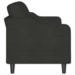Vidaxl 3-Seater Sofa in Black Fabric