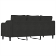 Vidaxl 3-Seater Sofa in Black Fabric