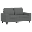 Vidaxl 2-Seater Sofa in Dark Gray