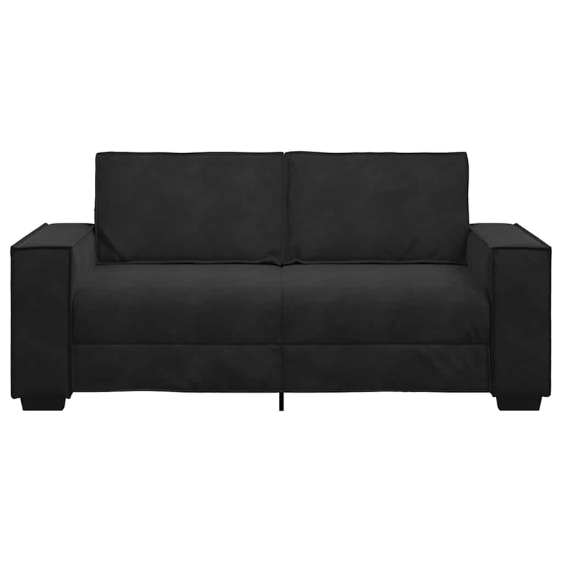 Vidaxl 2-Seater Sofa in Black Velvet