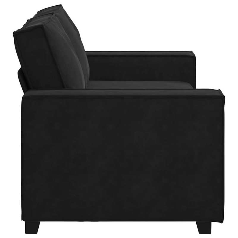 Vidaxl 2-Seater Sofa in Black Velvet