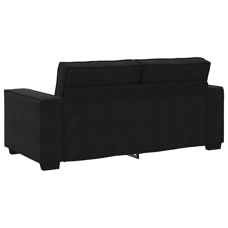 Vidaxl 2-Seater Sofa in Black Velvet