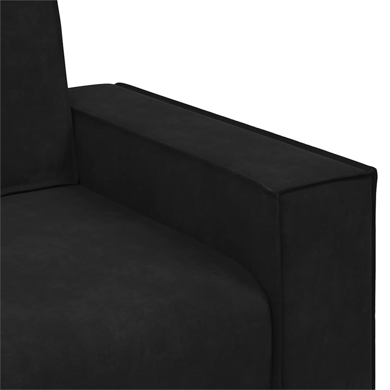 Vidaxl 2-Seater Sofa in Black Velvet