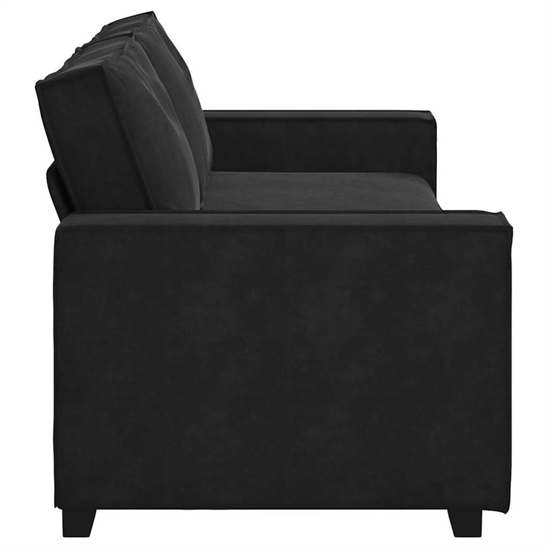 Vidaxl 3-Seater Sofa in Black Velvet