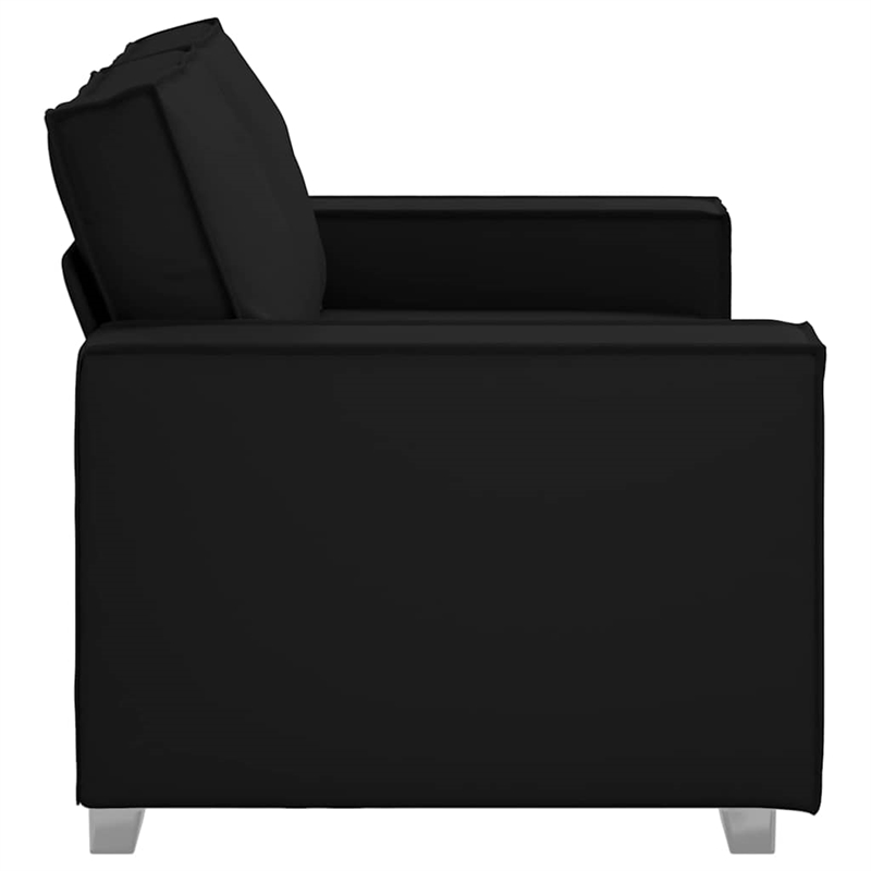 Vidaxl Artificial Leather Single Sofa Chair in Black