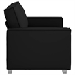 Vidaxl Artificial Leather Single Sofa Chair in Black