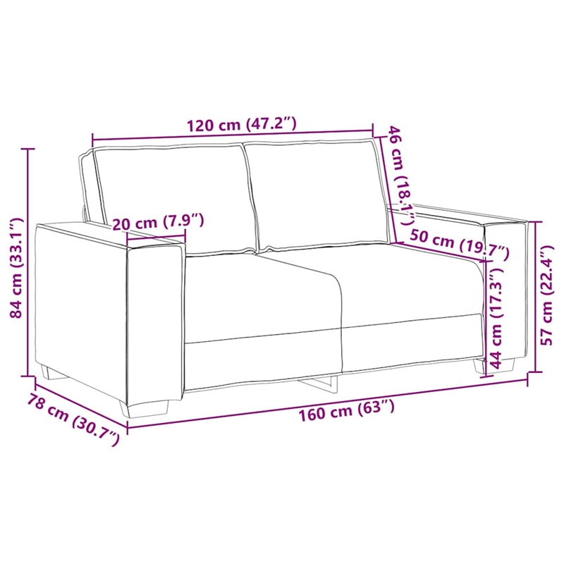 Vidaxl Artificial Leather Single Sofa Chair in Black