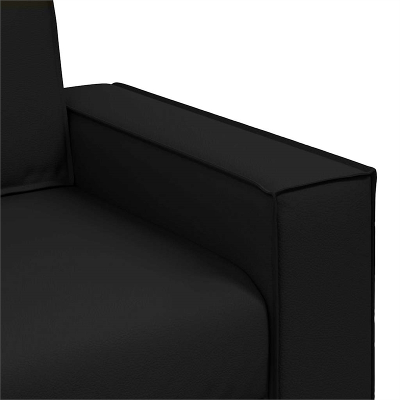 Vidaxl Artificial Leather Single Sofa Chair in Black