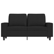 Vidaxl Metal 2-Seater Sofa in Black