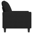 Vidaxl Metal 2-Seater Sofa in Black