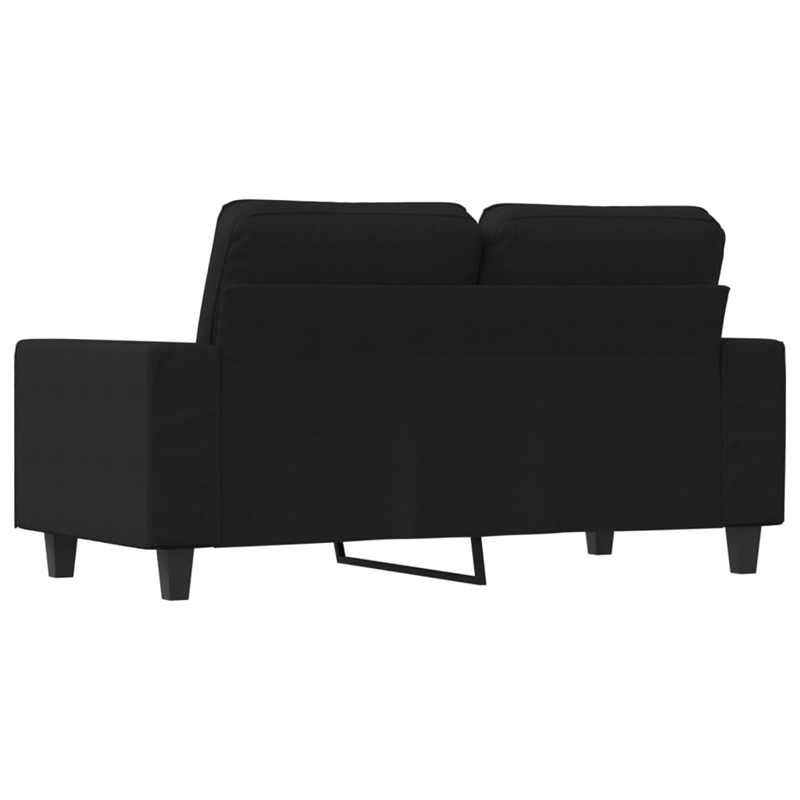Vidaxl Metal 2-Seater Sofa in Black