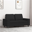 Vidaxl Metal 2-Seater Sofa in Black