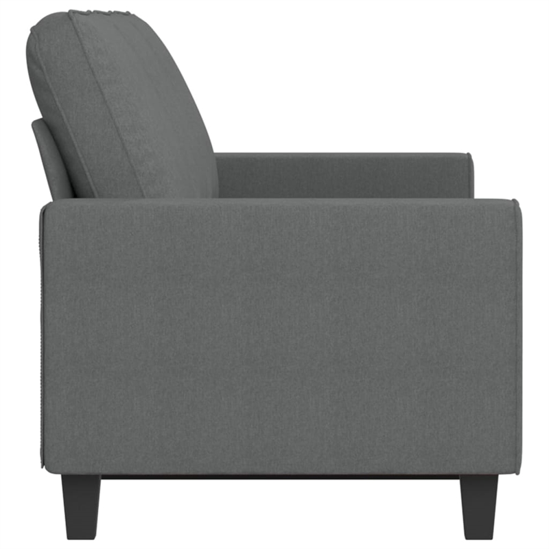 Vidaxl 3-Seater Sofa in Dark Grey Fabric