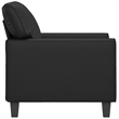 Vidaxl Single Sofa Chair in Black Faux Leather