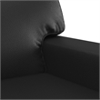 Vidaxl Single Sofa Chair in Black Faux Leather