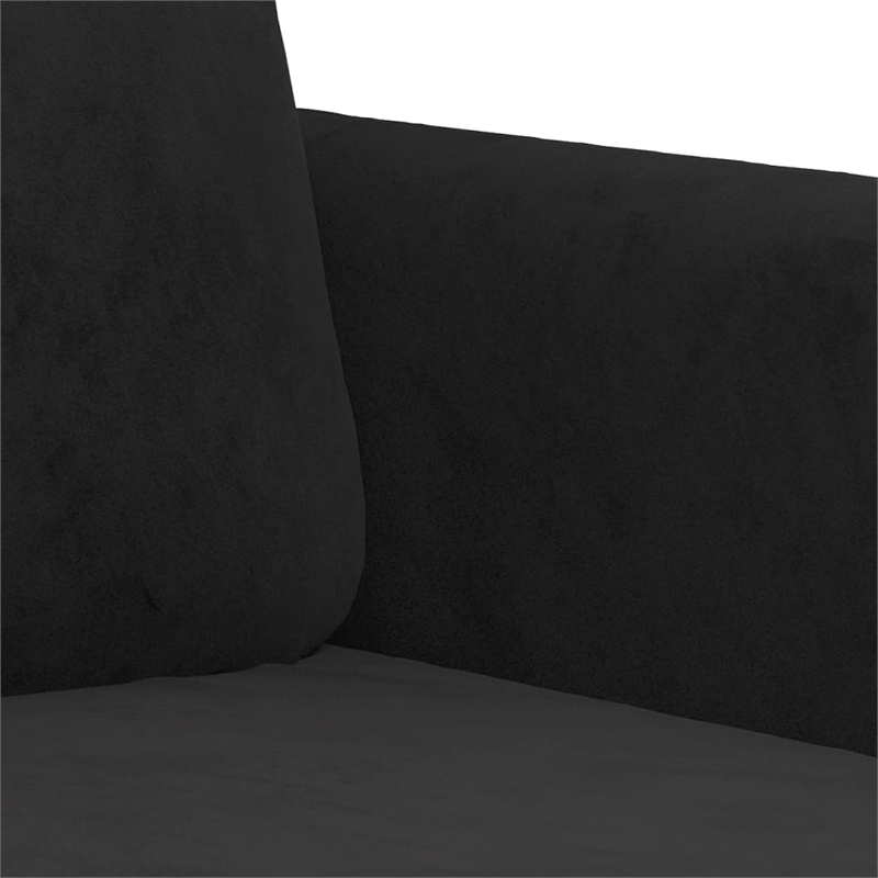 Vidaxl Single Sofa Chair in Black Velvet