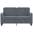 Vidaxl 2-Seater Sofa in Dark Gray