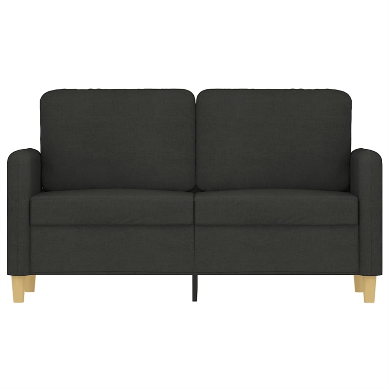Vidaxl Metal 2-Seater Sofa in Black