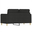 Vidaxl Metal 2-Seater Sofa in Black