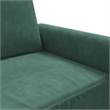 Vidaxl Single Sofa Chair in Dark Green Velvet