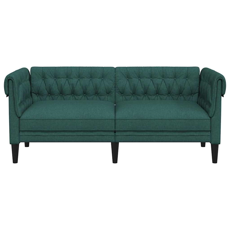 Vidaxl Chesterfield Sofa in Dark Green