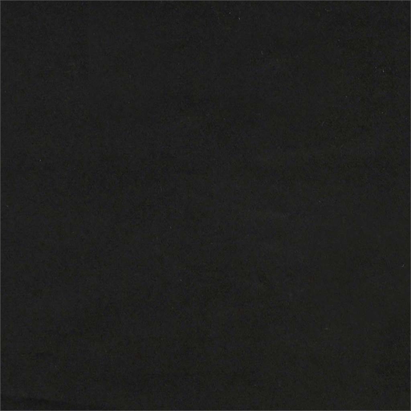 Vidaxl 3-Seater Sofa in Black Polyester Velvet