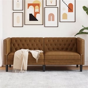 Vidaxl Chesterfield Sofa in Brown
