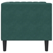 Vidaxl Chesterfield Single Sofa Chair in Dark Green