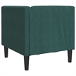 Vidaxl Chesterfield Single Sofa Chair in Dark Green
