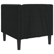 Vidaxl Chesterfield Single Sofa Chair in Black