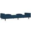 Vidaxl Sofa Bed in Blue Velvet