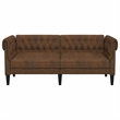 Vidaxl Chesterfield Sofa in Brown Fabric