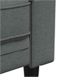 Vidaxl Chesterfield Sofa in Dark Gray